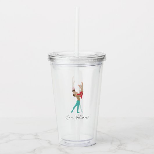 ballet acryl drinkbeker (Voorkant)
