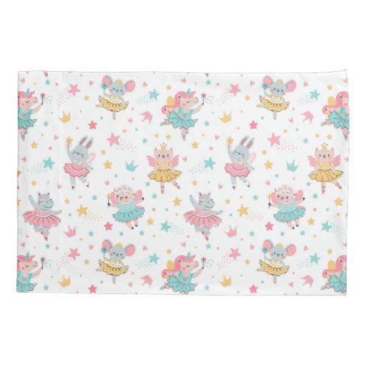 Ballet Animal Dancers Kussensloop (Achterkant)