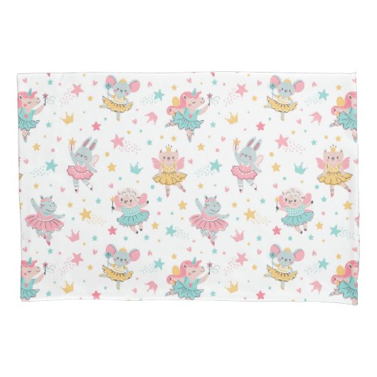 Ballet Animal Dancers Kussensloop (Voorkant)