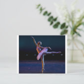 Ballet Arabesque Briefkaart (Staand voorkant)