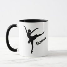 Ballet Arabesque Pose Silhouet