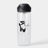 Ballet Ballerina Black Pointe Custom Waterfles (Achterkant)