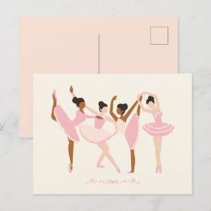 Ballet Ballerina Briefkaart
