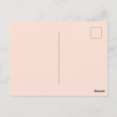 Ballet Ballerina Briefkaart (Achterkant)