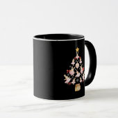 Ballet Ballerina Bunny - kerstboom Mok (Voorkant rechts)