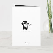 Ballet Ballerina Gefeliciteerd Pointe Shoes Kaart (Achterkant)