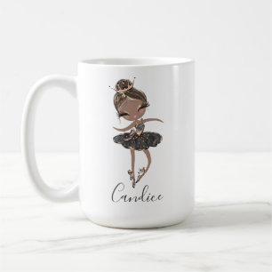 Ballet Ballerina Girl - Eigen naam Birthday Gift Koffiemok
