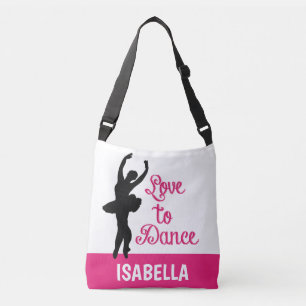 Ballet Ballerina Girls Dancer Dance Bag Crossbody Tas