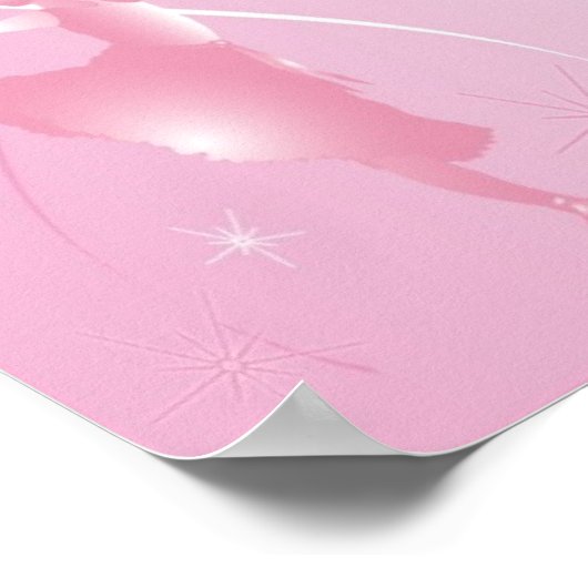 Ballet Ballerina Girls Name Art Poster Print (Hoek)