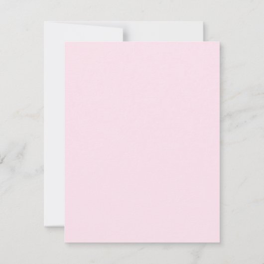 Ballet Ballerina Girly Pink Sjabloon Note Card (Achterkant)