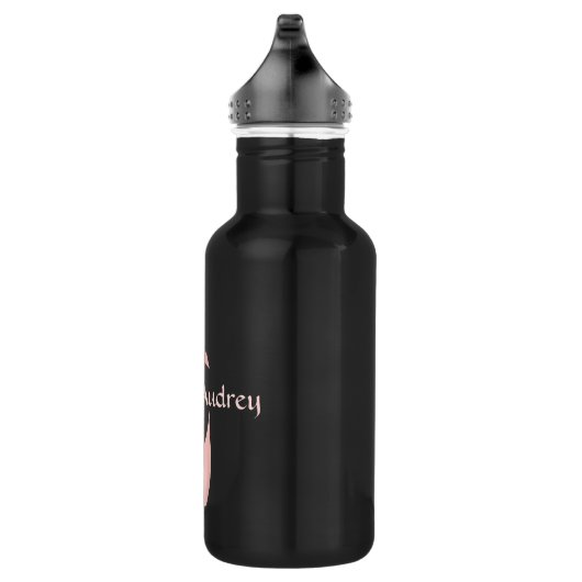 Ballet Ballerina Pink Pointe Shoes Custom 18oz Waterfles (Rechts)