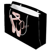 Ballet Ballerina Pink Pointe Shoes Dance LG GB Groot Cadeauzakje (Achterkant Gekanteld)