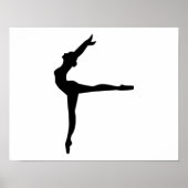 Ballet Ballerina Poster (Voorkant)