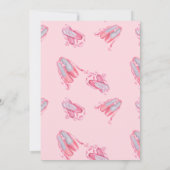 Ballet Ballerina Roos Roze verjaardag Kaart (Achterkant)