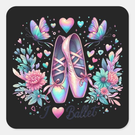 Ballet Ballerina Stickers (Voorkant)