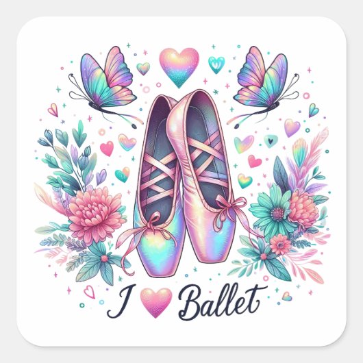 Ballet Ballerina Stickers (Voorkant)