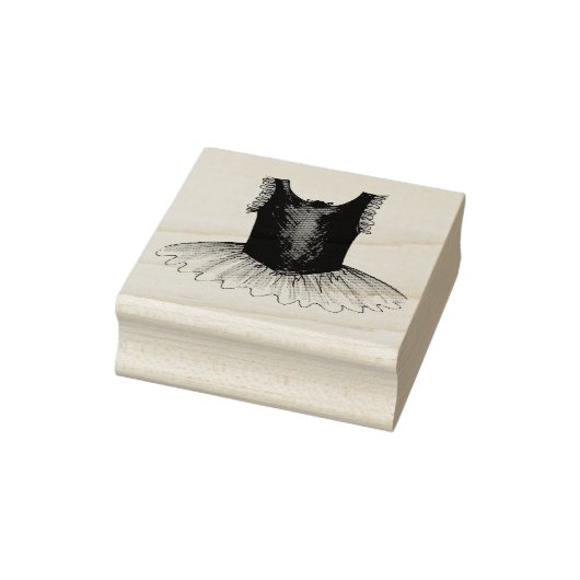 Ballet Ballerina Tutu Dance Overweging kostuum Rubberstempel (Stempel)
