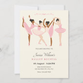 Ballet Ballerina voorstelling Kaart (Voorkant)