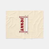 Ballet Barre Dance Studio Docent Aangepast Fleece Deken (Voorkant (Horizontaal))