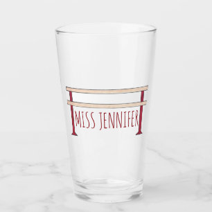 Ballet Barre Persoonlijke danseres Ballerina Glas