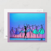 Ballet Beauty Briefkaart (Voorkant / Achterkant)