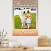 Ballet Beste Vrienden Dans Quote & Foto Poster (Keuken)