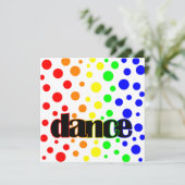 Ballet Birthday/Dance Party Invitation Kaart (Staand voorkant)