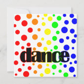 Ballet Birthday/Dance Party Invitation Kaart (Voorkant)