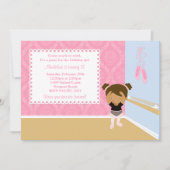 Ballet Birthday Party Invitation Kaart (Voorkant)