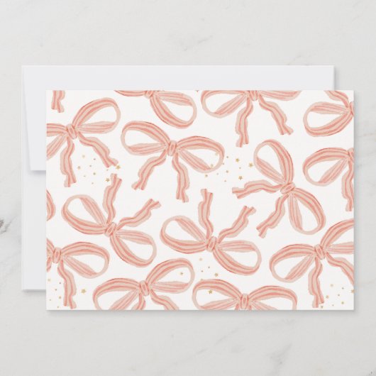 Ballet Birthday Uitnodiging (Achterkant)