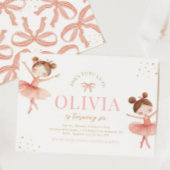 Ballet Birthday Uitnodiging