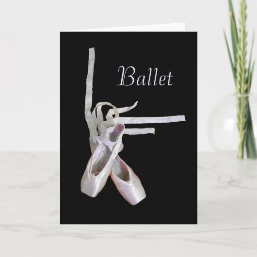 'Ballet' Blank Wenskaart Kaart (Voorkant)