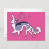 Ballet Borzoi Briefkaart (Voorkant / Achterkant)