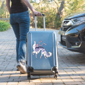 Ballet Borzoi Die Cut Vinyl Sticker (Koffer Insitu)