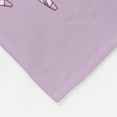 Ballet Borzoi Fleece Throw Deken (Hoek)
