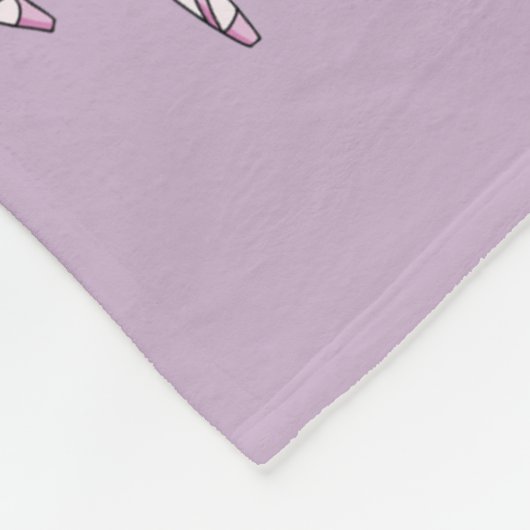 Ballet Borzoi Fleece Throw Deken (Hoek)