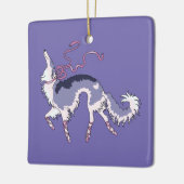 Ballet Borzoi Kerst Ornament (Links)