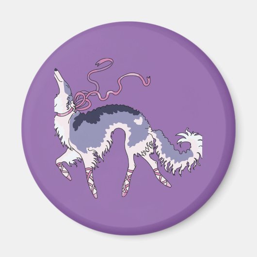 Ballet Borzoi Magneet (Voorkant)