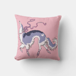 Ballet Borzoi Roze Kussen