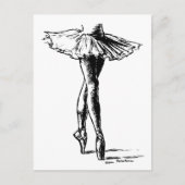 ballet briefkaart (Voorkant)