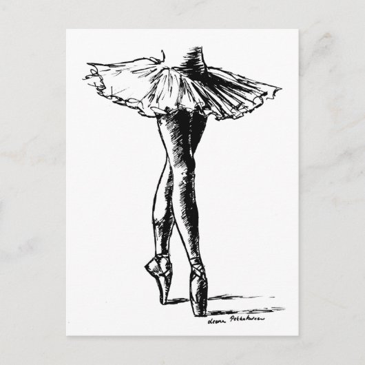 ballet briefkaart (Voorkant)