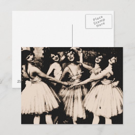  ballet Briefkaart (Voorkant / Achterkant)