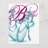 ballet briefkaart (Voorkant)