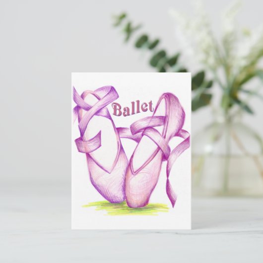 ballet briefkaart (Staand voorkant)