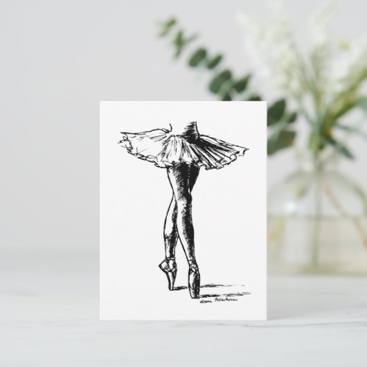 Ballet Briefkaart (Staand voorkant)