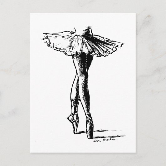 Ballet Briefkaart (Voorkant)