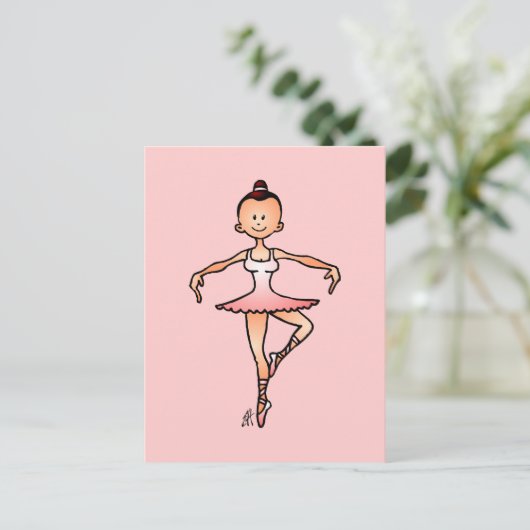 ballet briefkaart (Staand voorkant)