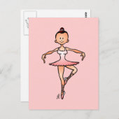 ballet briefkaart (Voorkant / Achterkant)