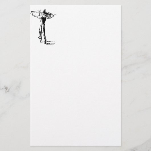ballet briefpapier (Voorkant)