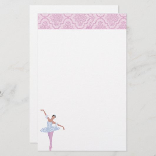 ballet briefpapier (Voorkant / Achterkant)